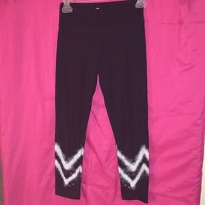 Soft black yoga capris